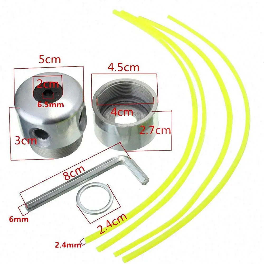 4-Line Aluminum Trimmer Head for Grass & Brush Cutter Shopulia