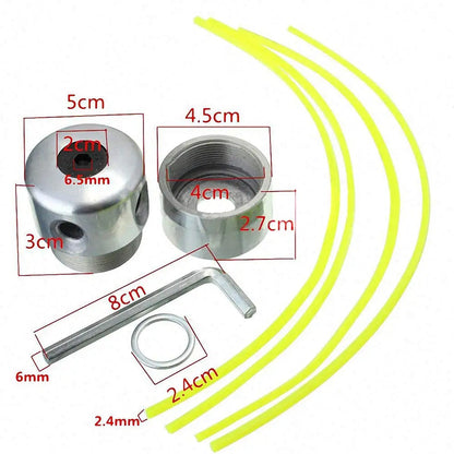 4-Line Aluminum Trimmer Head for Grass & Brush Cutter Shopulia