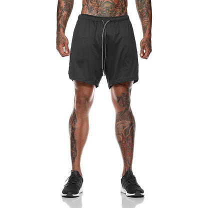 2026™ Men’s Double-Layer Sports Shorts Shopulia