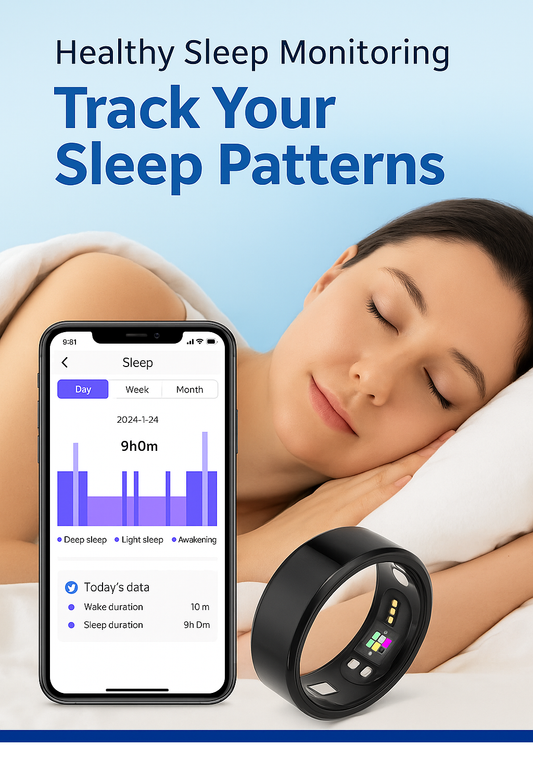 SAMSUNG Smart Ring Men Women Heart Rate Blood Oxygen Monitor