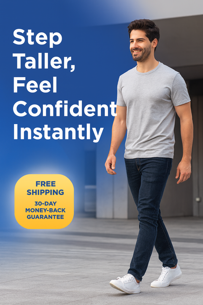 Height Increasing Insoles (1.5 cm / 2.5 cm / 3.5 cm | 0.6 in / 1.0 in / 1.4 in) – Discreet Lift Inserts for Men & Women - Shopulia