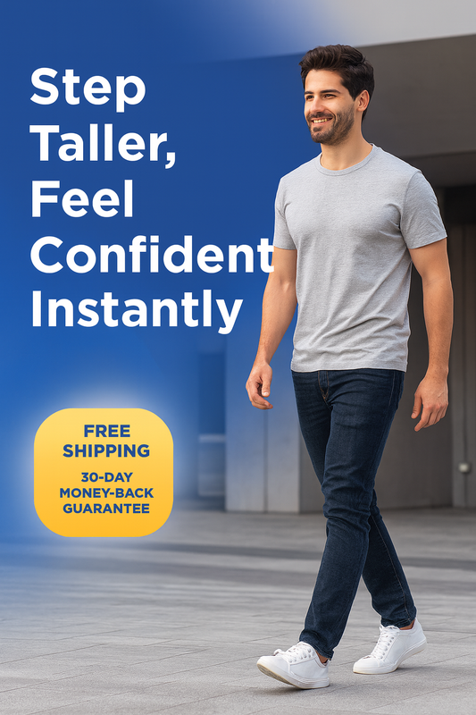 Height Increasing Insoles (1.5 cm / 2.5 cm / 3.5 cm | 0.6 in / 1.0 in / 1.4 in) – Discreet Lift Inserts for Men & Women - Shopulia